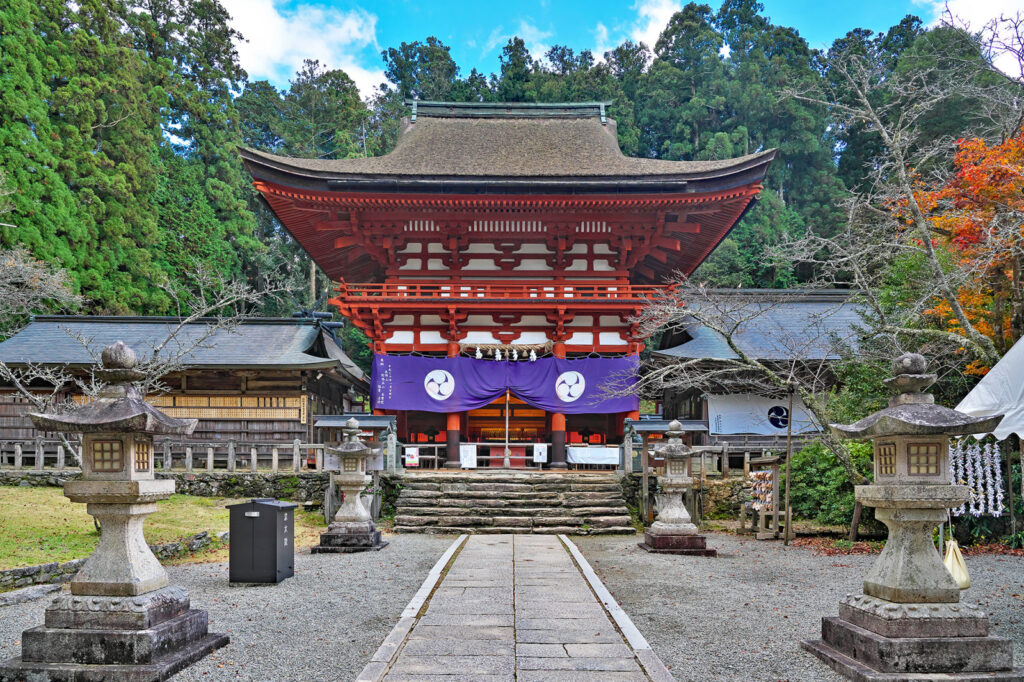 丹生都比売神社　拝殿　和歌山県公式観光サイト