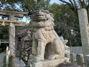 土生神社　狛犬