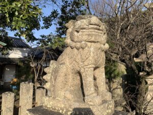 土生神社　狛犬