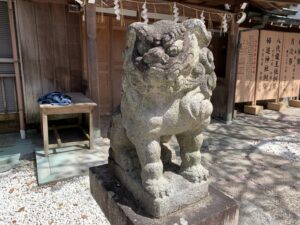 石切劔箭神社上之社　狛犬
