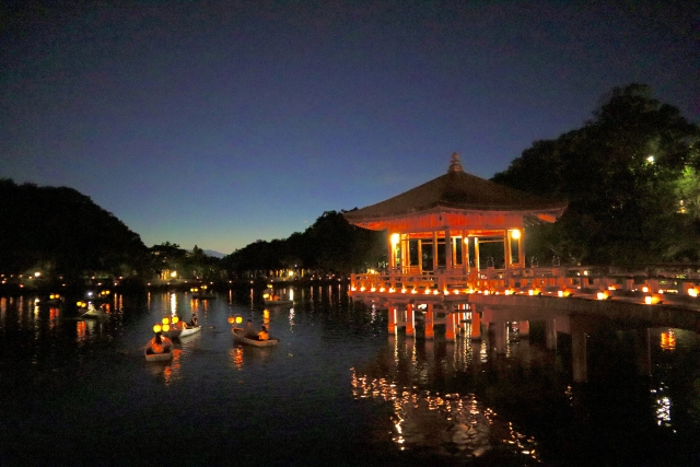 『なら燈花会』浮見堂